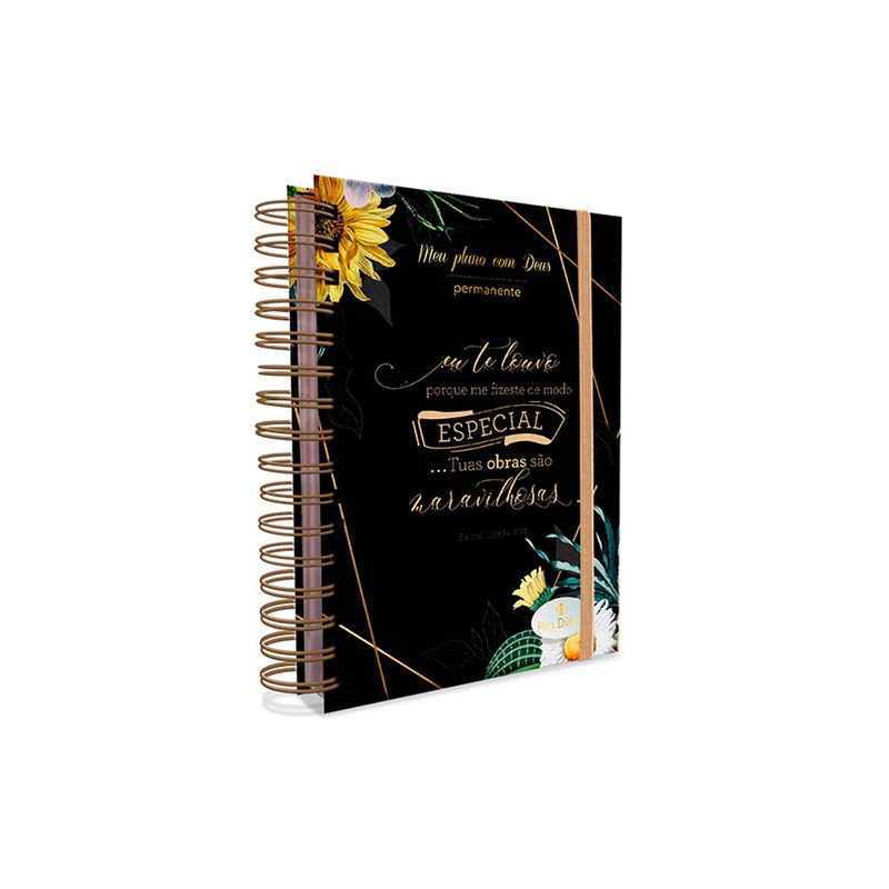 Planner Meu plano com Deus | Eu te Louvo | Capa Dura Espiral